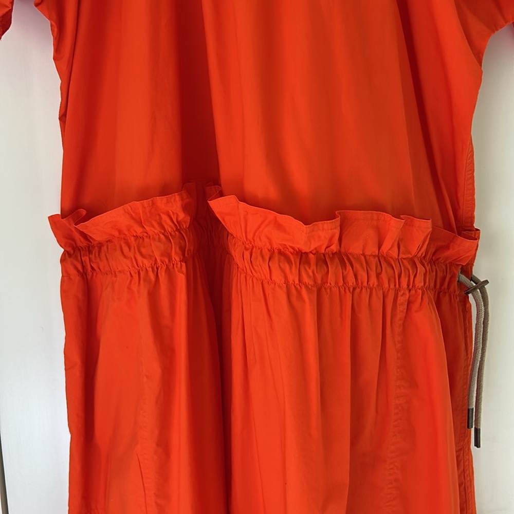 Sofie D'Hoore Bright Orange Dress size 34 EUC - Picture 4 of 7